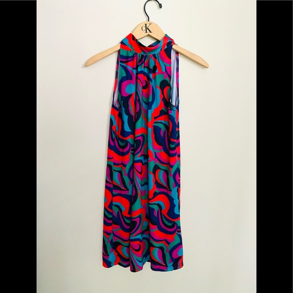 Chelsea Gunn Psychedelic 60s Style Dress - Picture 2 of 5
